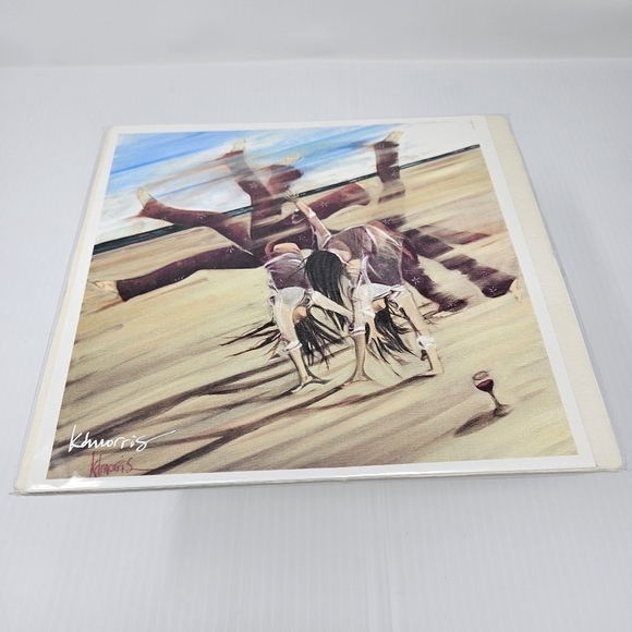 Art Print by KD Morris Beach Scene Titled Non Attachment Signed Ready To Frame - Picture 5 of 7